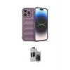 ieg™ iPhone 15 Pro Max Kılıf Atlas Koleksiyonu - Siyah Vanessa Magic Hayalet Cam