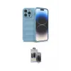 ieg™ iPhone 15 Pro Max Kılıf Atlas Koleksiyonu - Siyah Vanessa Magic Hayalet Cam