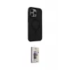 ieg™ iPhone 15 Pro Max Kılıf Çekirdek Yansıma Prime - Siyah Bilvis 3D Cam Ekran Koruyucu