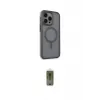 ieg™ iPhone 15 Pro Max Kılıf Çekirdek Yansıma Prime - Siyah Joko Magic 5D Hayalet Cam