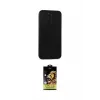 ieg™ iPhone 15 Pro Max Kılıf Doruk Asil Koleksiyonu - Siyah Buffer Cam Ekran Koruyucu