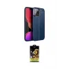 ieg™ iPhone 15 Pro Max Kılıf Doruk Klasik Özel Seri - Siyah Buffer Cam Ekran Koruyucu