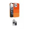 ieg™ iPhone 15 Pro Max Kılıf Doruk Serisi - Siyah Vanessa Magic Hayalet Cam