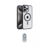 ieg™ iPhone 15 Pro Max Kılıf Eksen Form Koleksiyonu - Siyah Joko Magic 5D Cam