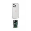ieg™ iPhone 15 Pro Max Kılıf Eksen Form Serisi - Siyah 360 Mat Full Body Arka Koruyucu