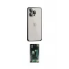 ieg™ iPhone 15 Pro Max Kılıf Eksen Form Serisi - Siyah 360 Mat Full Body Arka Koruyucu