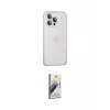 ieg™ iPhone 15 Pro Max Kılıf Eksen Form Serisi - Siyah Bilvis 3D Mat Cam Ekran Koruyucu