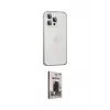 ieg™ iPhone 15 Pro Max Kılıf Eksen Form Serisi - Siyah Bilvis Hayalet Cam Ekran Koruyucu