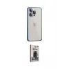 ieg™ iPhone 15 Pro Max Kılıf Eksen Form Serisi - Siyah Bilvis Hayalet Cam Ekran Koruyucu