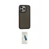 ieg™ iPhone 15 Pro Max Kılıf Eksen Işık - Şeffaf Pasifik Cam Ekran Koruyucu