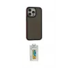 ieg™ iPhone 15 Pro Max Kılıf Eksen Işık - Siyah Polymer Nano Ekran Koruyucu