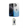 ieg™ iPhone 15 Pro Max Kılıf Eksen Minimal Özel Seri - Siyah Bilvis Hayalet Cam Ekran Koruyucu