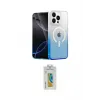 ieg™ iPhone 15 Pro Max Kılıf Eksen Minimal Özel Seri - Siyah Polymer Nano Ekran Koruyucu
