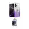 ieg™ iPhone 15 Pro Max Kılıf Eksen Minimal Özel Seri - Siyah Vanessa Magic Cam