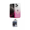 ieg™ iPhone 15 Pro Max Kılıf Eksen Minimal Özel Seri - Siyah Vanessa Magic Cam