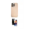 ieg™ iPhone 15 Pro Max Kılıf Eksen Prime - Siyah 3D Antistatik Mat Seramik Nano Ekran Koruyucu
