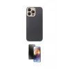 ieg™ iPhone 15 Pro Max Kılıf Eksen Prime - Siyah 3D Antistatik Mat Seramik Nano Ekran Koruyucu