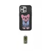 ieg™ iPhone 15 Pro Max Kılıf İz Minimal Koleksiyonu - Siyah Joko Magic 5D Hayalet Cam