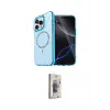 ieg™ iPhone 15 Pro Max Kılıf Kıvılcım Form Prime - Siyah Bilvis 3D Cam Ekran Koruyucu
