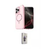 ieg™ iPhone 15 Pro Max Kılıf Kıvılcım Form Prime - Siyah Bilvis 3D Cam Ekran Koruyucu
