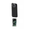 ieg™ iPhone 15 Pro Max Kılıf Kıvılcım Modern Özel Seri - Şeffaf 360 Full Body Arka Koruyucu