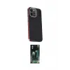 ieg™ iPhone 15 Pro Max Kılıf Kıvılcım Modern Özel Seri - Şeffaf 360 Full Body Arka Koruyucu