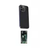 ieg™ iPhone 15 Pro Max Kılıf Kıvılcım Modern Özel Seri - Şeffaf 360 Full Body Arka Koruyucu