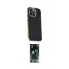 ieg™ iPhone 15 Pro Max Kılıf Kıvılcım Modern Özel Seri - Şeffaf 360 Full Body Arka Koruyucu