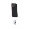 ieg™ iPhone 15 Pro Max Kılıf Kıvılcım Modern Özel Seri - Siyah Bilvis 0.18mm Plus Cam Ekran Koruyucu