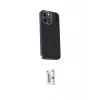 ieg™ iPhone 15 Pro Max Kılıf Kıvılcım Modern Özel Seri - Siyah Bilvis 0.18mm Plus Cam Ekran Koruyucu