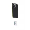 ieg™ iPhone 15 Pro Max Kılıf Kıvılcım Modern Özel Seri - Siyah Bilvis 0.18mm Plus Cam Ekran Koruyucu