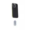 ieg™ iPhone 15 Pro Max Kılıf Kıvılcım Modern Özel Seri - Siyah Joko Magic 5D Cam