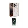 ieg™ iPhone 15 Pro Max Kılıf Kıvılcım Prime - Şeffaf 360 Full Body Arka Koruyucu