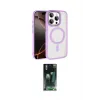 ieg™ iPhone 15 Pro Max Kılıf Kıvılcım Prime - Şeffaf 360 Full Body Arka Koruyucu