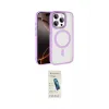 ieg™ iPhone 15 Pro Max Kılıf Kıvılcım Prime - Şeffaf Pasifik Cam Ekran Koruyucu