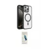 ieg™ iPhone 15 Pro Max Kılıf Kıvılcım Prime - Şeffaf Pasifik Cam Ekran Koruyucu