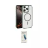 ieg™ iPhone 15 Pro Max Kılıf Kıvılcım Prime - Şeffaf Pasifik Cam Ekran Koruyucu