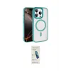 ieg™ iPhone 15 Pro Max Kılıf Kıvılcım Prime - Şeffaf Pasifik Cam Ekran Koruyucu
