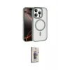 ieg™ iPhone 15 Pro Max Kılıf Kıvılcım Prime - Siyah Bilvis 3D Cam Ekran Koruyucu