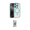ieg™ iPhone 15 Pro Max Kılıf Kıvılcım Prime - Siyah Bilvis 3D Cam Ekran Koruyucu