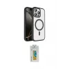 ieg™ iPhone 15 Pro Max Kılıf Kıvılcım Prime - Siyah Polymer Nano Ekran Koruyucu
