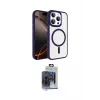 ieg™ iPhone 15 Pro Max Kılıf Kıvılcım Prime - Siyah Vanessa Magic Cam