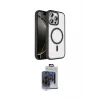ieg™ iPhone 15 Pro Max Kılıf Kıvılcım Prime - Siyah Vanessa Magic Cam