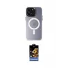 ieg™ iPhone 15 Pro Max Kılıf Kozmos Çizgi Prime - Siyah Buffer Hayalet Cam Ekran Koruyucu
