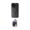 ieg™ iPhone 15 Pro Max Kılıf Kozmos Çizgi Prime - Siyah Vanessa Magic Cam