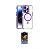 ieg™ iPhone 15 Pro Max Kılıf Kozmos Doku Koleksiyonu - Siyah Buffer Hayalet Cam Ekran Koruyucu