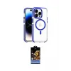 ieg™ iPhone 15 Pro Max Kılıf Kozmos Doku Koleksiyonu - Siyah Buffer Hayalet Cam Ekran Koruyucu