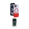 ieg™ iPhone 15 Pro Max Kılıf Kozmos Form Özel Seri - Şeffaf 360 Full Body Arka Koruyucu
