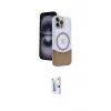 ieg™ iPhone 15 Pro Max Kılıf Kozmos Form Özel Seri - Siyah Bilvis 0.18mm Plus Cam Ekran Koruyucu