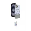 ieg™ iPhone 15 Pro Max Kılıf Kozmos Form Özel Seri - Siyah Bilvis 0.18mm Plus Cam Ekran Koruyucu